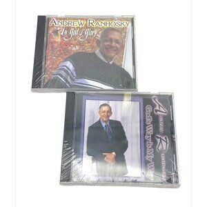 Andrew‎ Ranhosky Christian Worship Music CD Lot 2 New Sealed In God's Glory